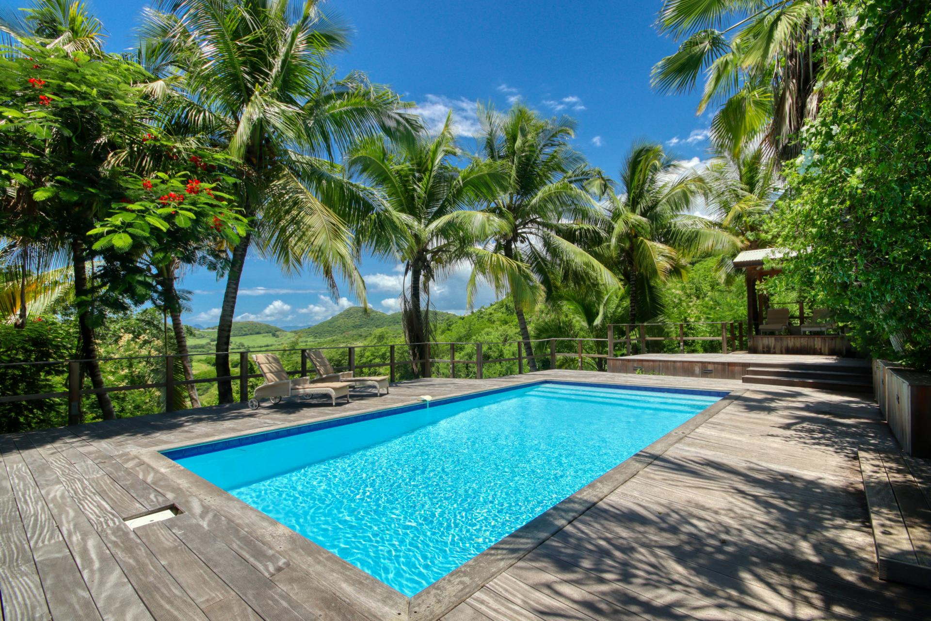 location de villa Sainte-Anne Martinique 6 personnes piscine 1